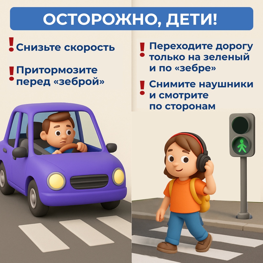Водители, будьте внимательны и снизьте скорость!.